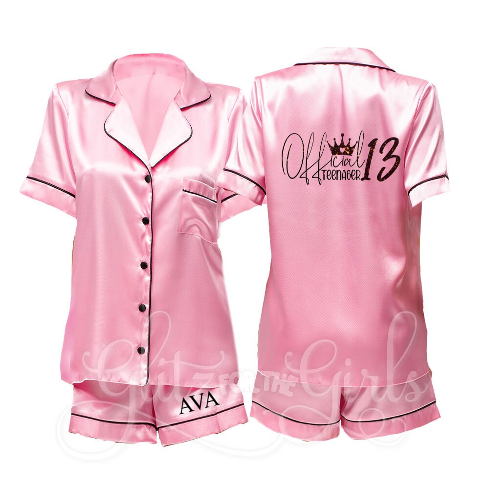 Official Teenager Birthday Pyjamas Thirteenth Birthday 13th Etsy