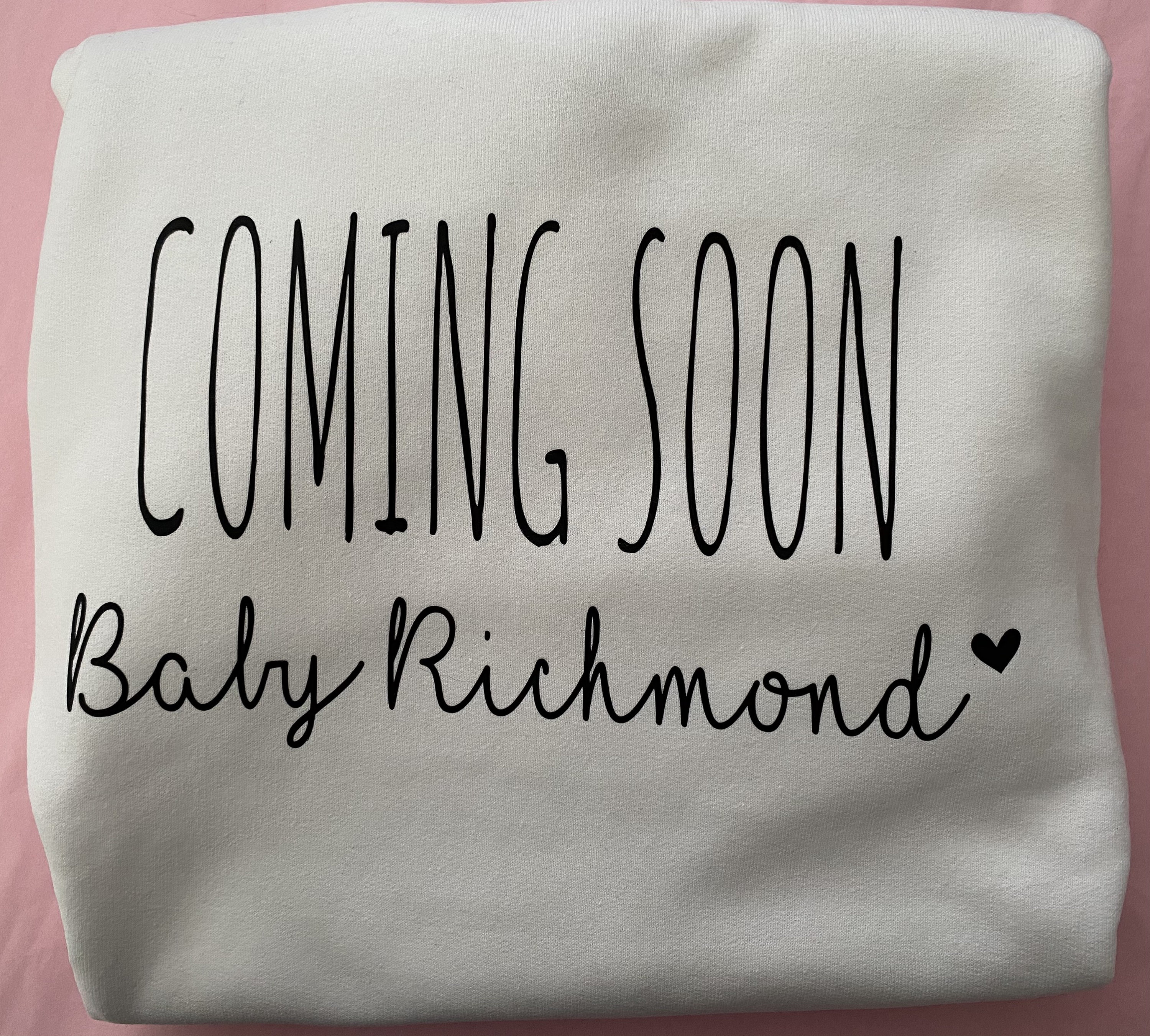 Coming Soon Jumper Pregnancy Announcement Sweatshirt Mummy Etsy UK