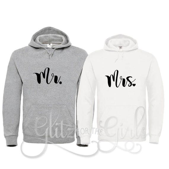 hubby and wifey sweatshirts