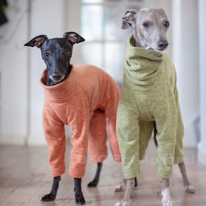Mottled Fleece Onesie for Italian Greyhounds