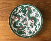 Antique Japanese Imari Chinese Style Dragon Plate