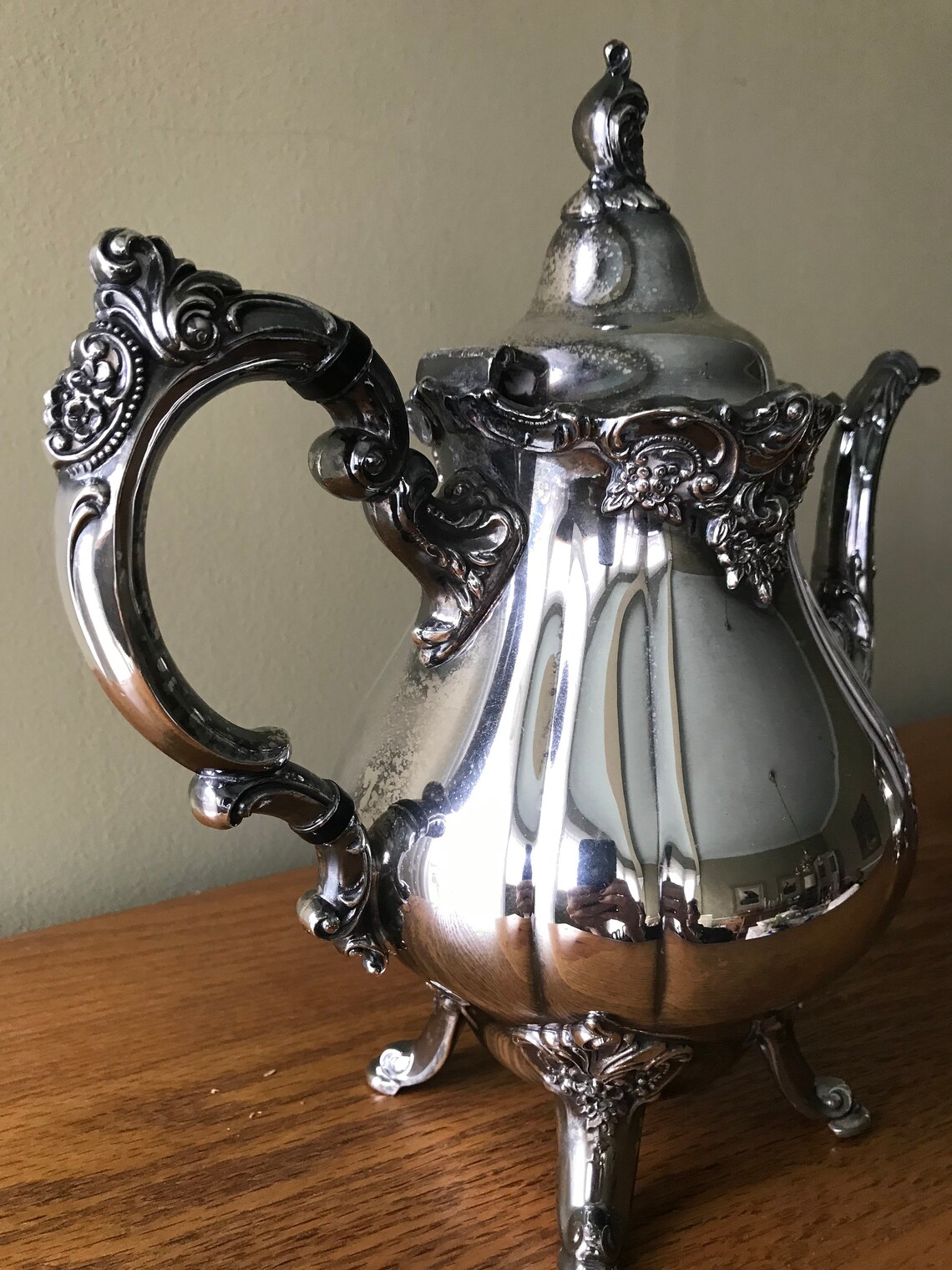 Wallace Silver Baroque Tea Set 282284 with WS BLACKINTON Etsy