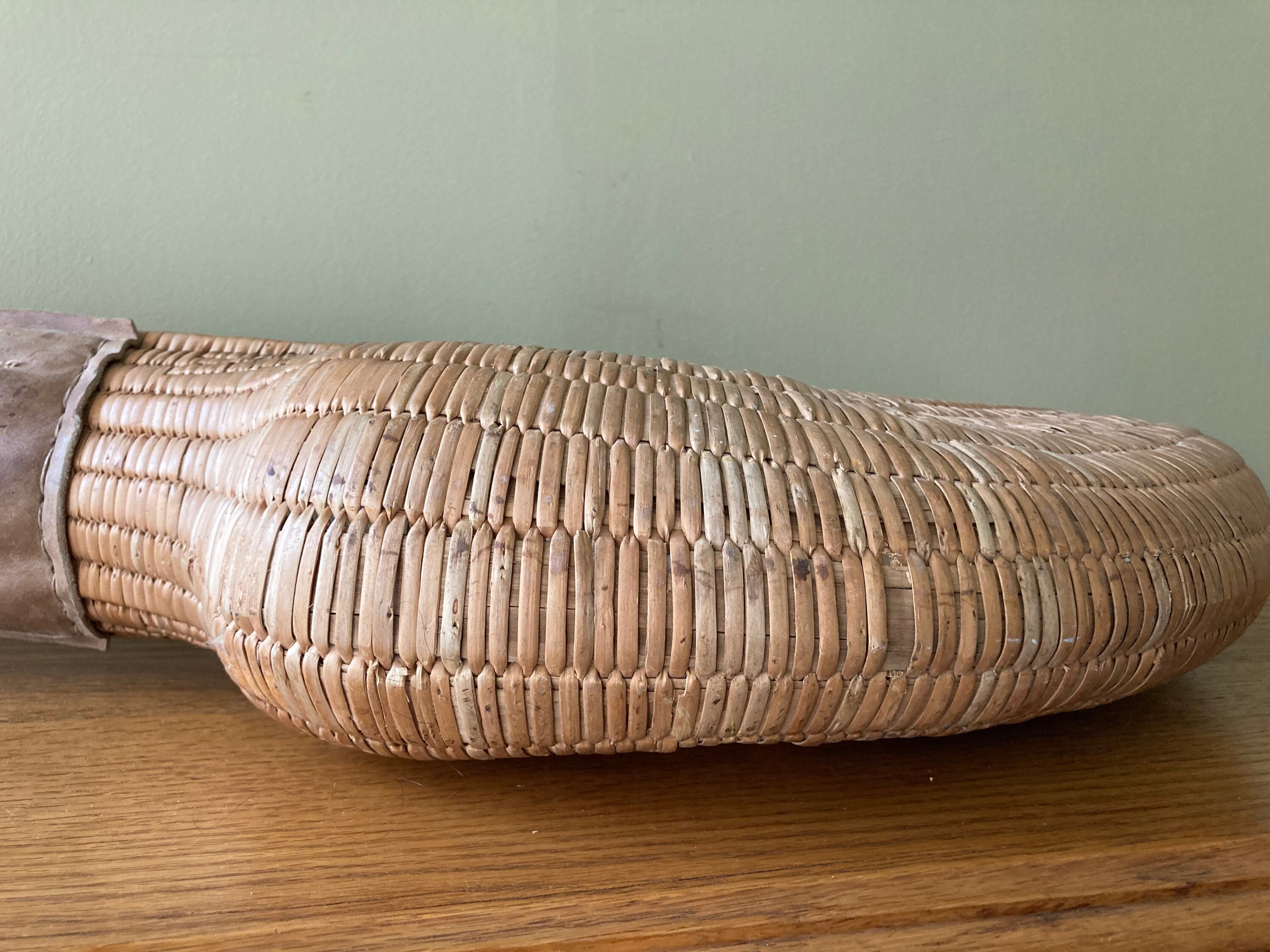 Basket Scoop Jai Alai Cesta Woven With Leather Glove Etsy