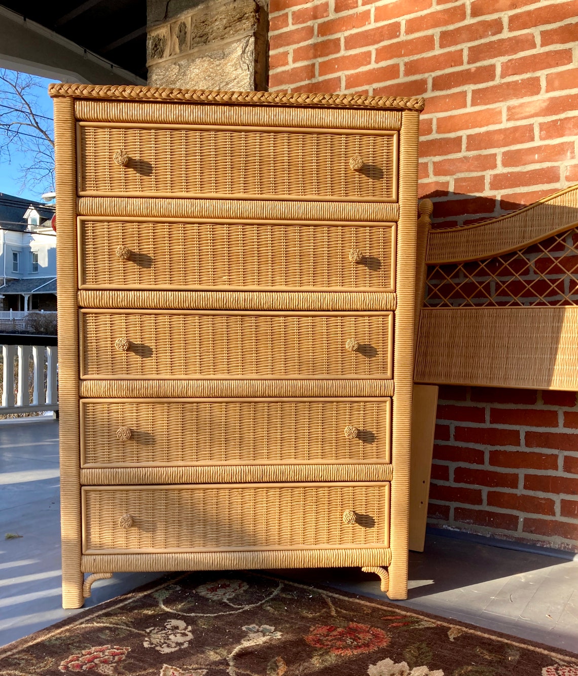 Henry Link Wicker Lexington Bedroom Furniture SHIPPING NOT Etsy