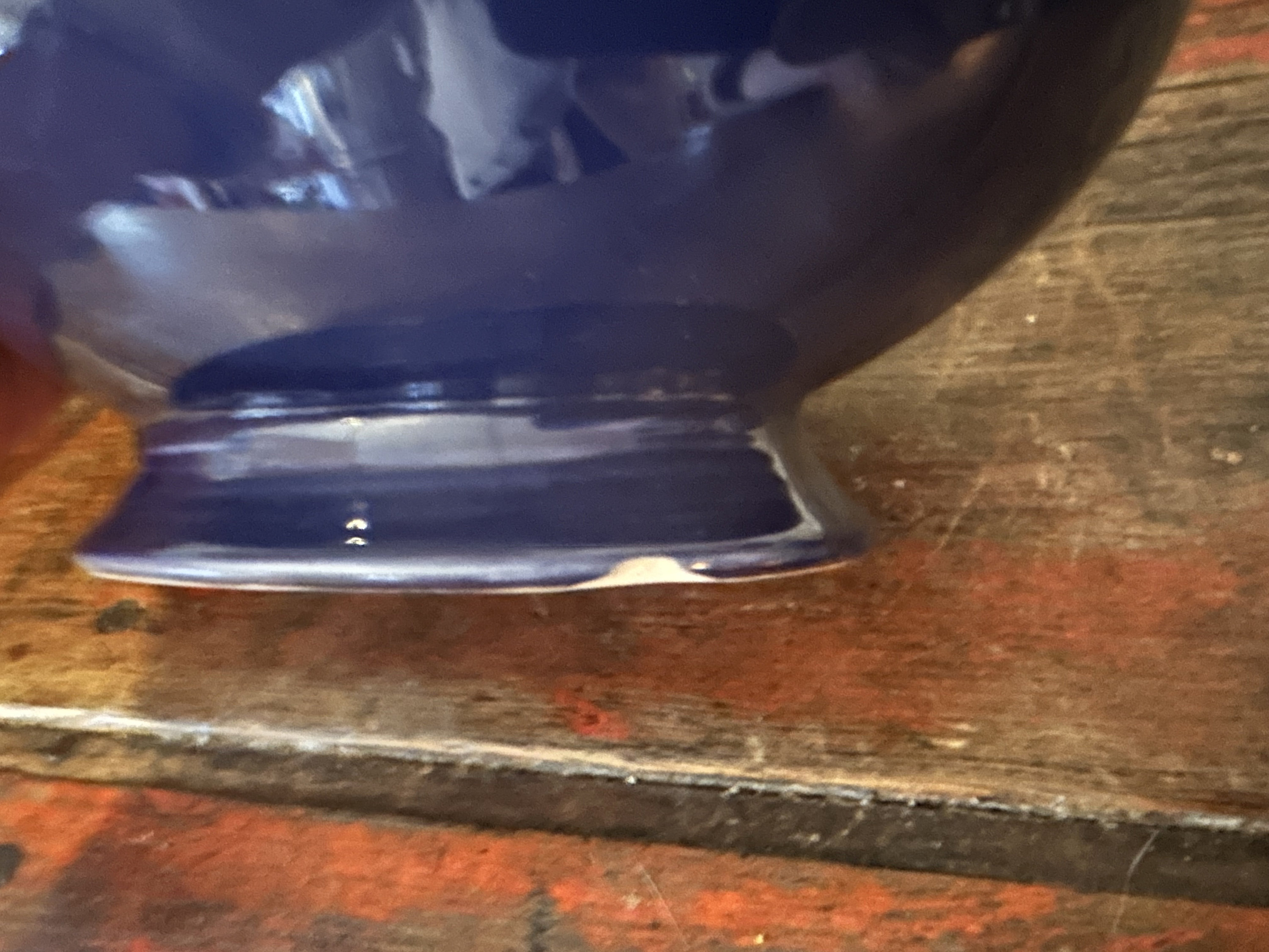 Vintage Fiestaware Cobalt Blue Gravy Boat Sauce Original Fiesta Serving