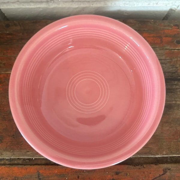 Fiestaware Peony Pink Medium Cereal Bowl - 6 7/8" Fiesta