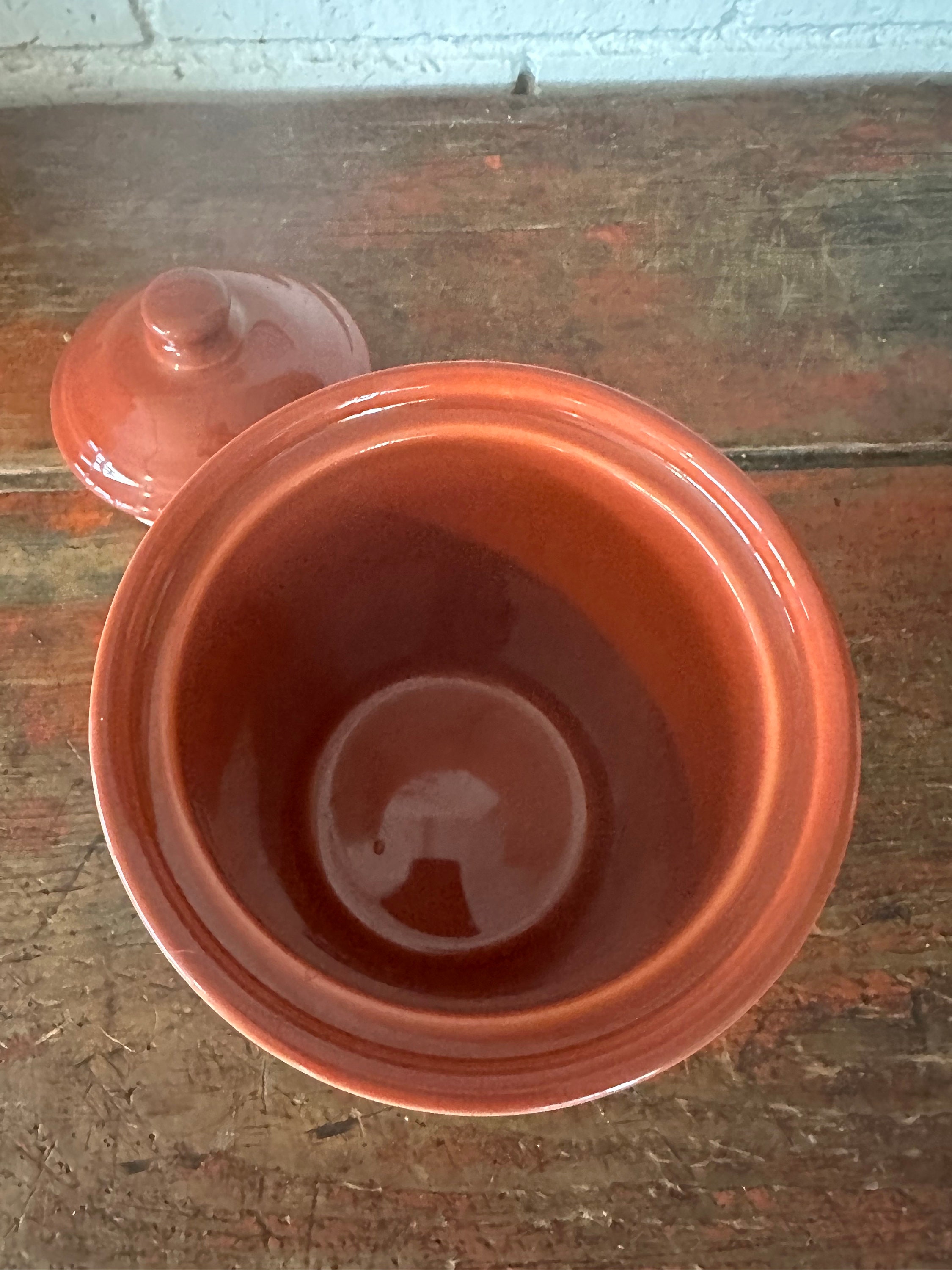 Fiestaware Paprika Retired Small Canister 1 Quart Fiesta Etsy