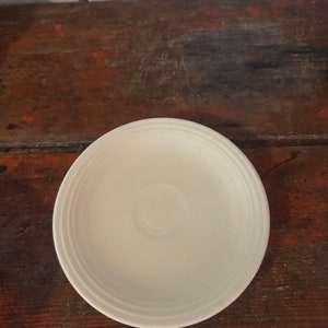 Vintage Fiestaware Ivory Bread & Butter Plate 6 5/8&quot; Original Fiesta