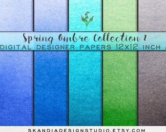 Watercolor Textures, Watercolor backgrounds, ombre digital papers, spring paper pack, background textures, diy invitation suite, printable