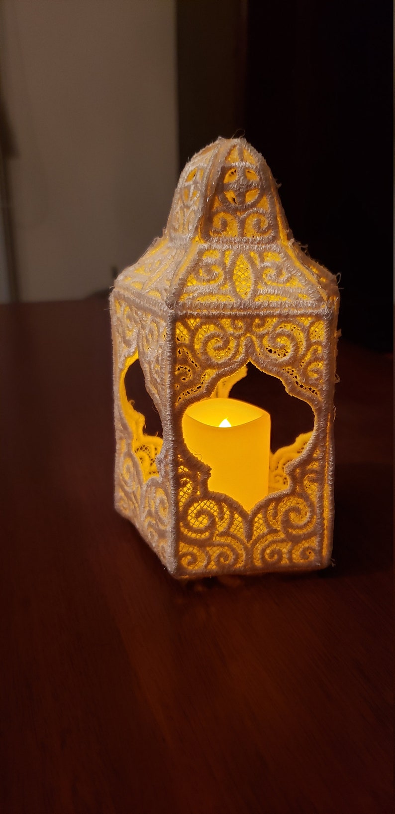 The Forever Tabletop Lace Lantern Perfect For Etsy