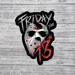 Friday the 13th | Jason Voorhees | Hockey Mask Sticker
