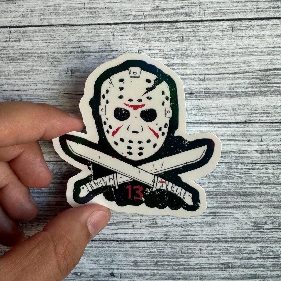 Jason Voorhees Knives Sticker - Etsy
