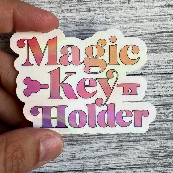 Magic Key Holder sticker