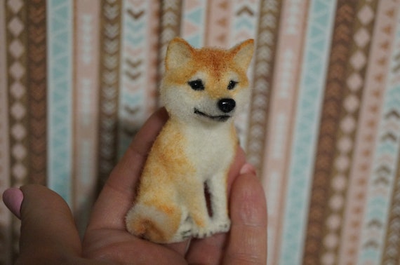Shiba Shiba Inu Shiba Dogshiba Pin Dog Brooche Hatiko Felting