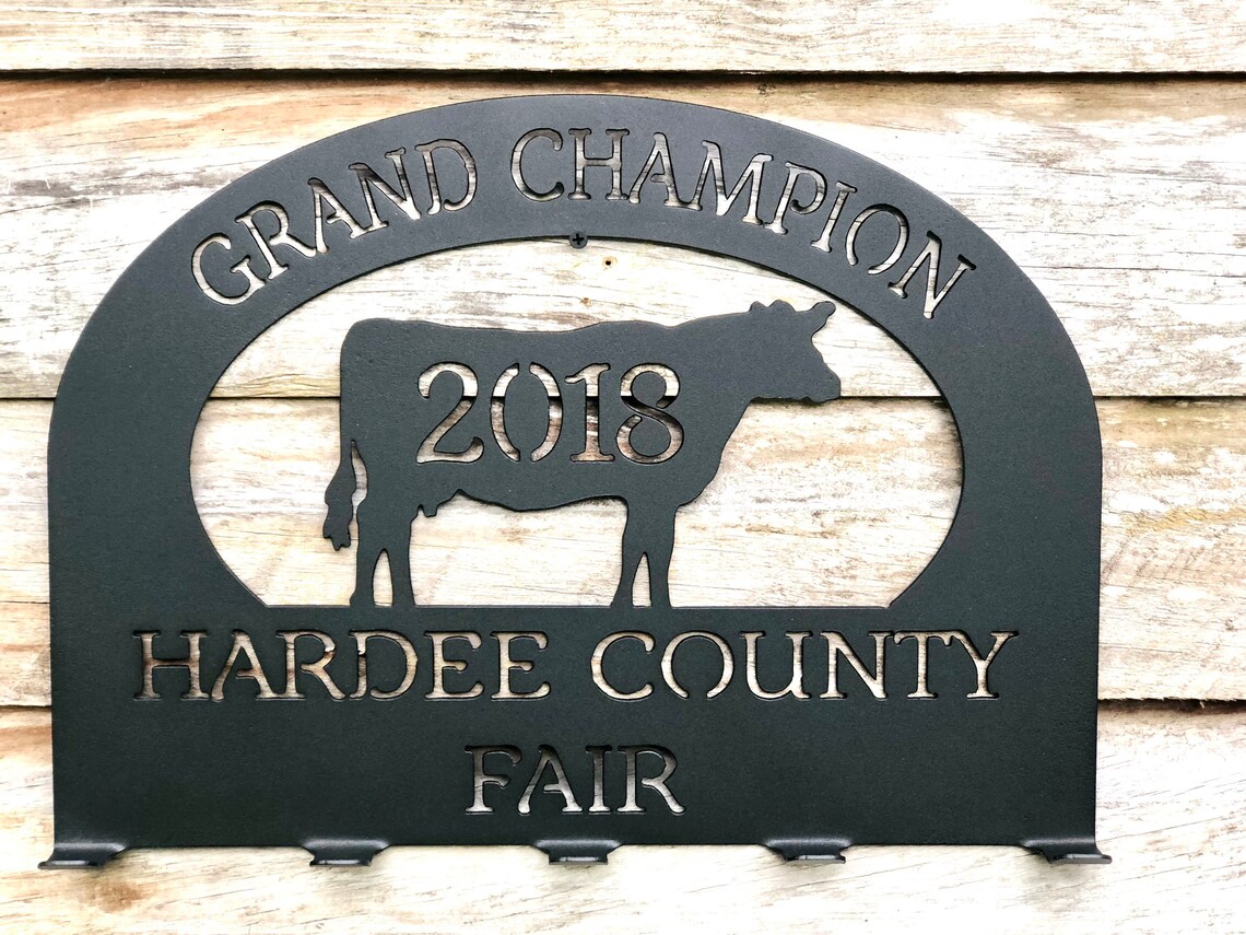 Livestock Exhibitor Award Sign for Dairy Breeding Show Dairy Etsy