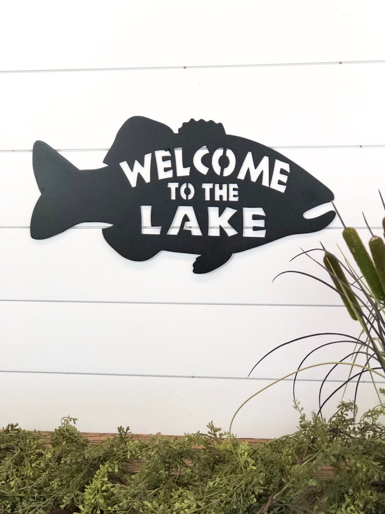 to the Lake House Metal Sign Metal Sign Lake House Etsy