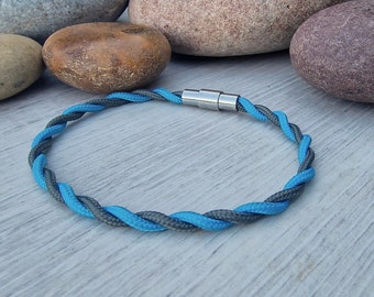 Braided Paracord bracelet, climbers gift. Coloured Rope Bracelet, minimalistic gift, minimalistic bracelet