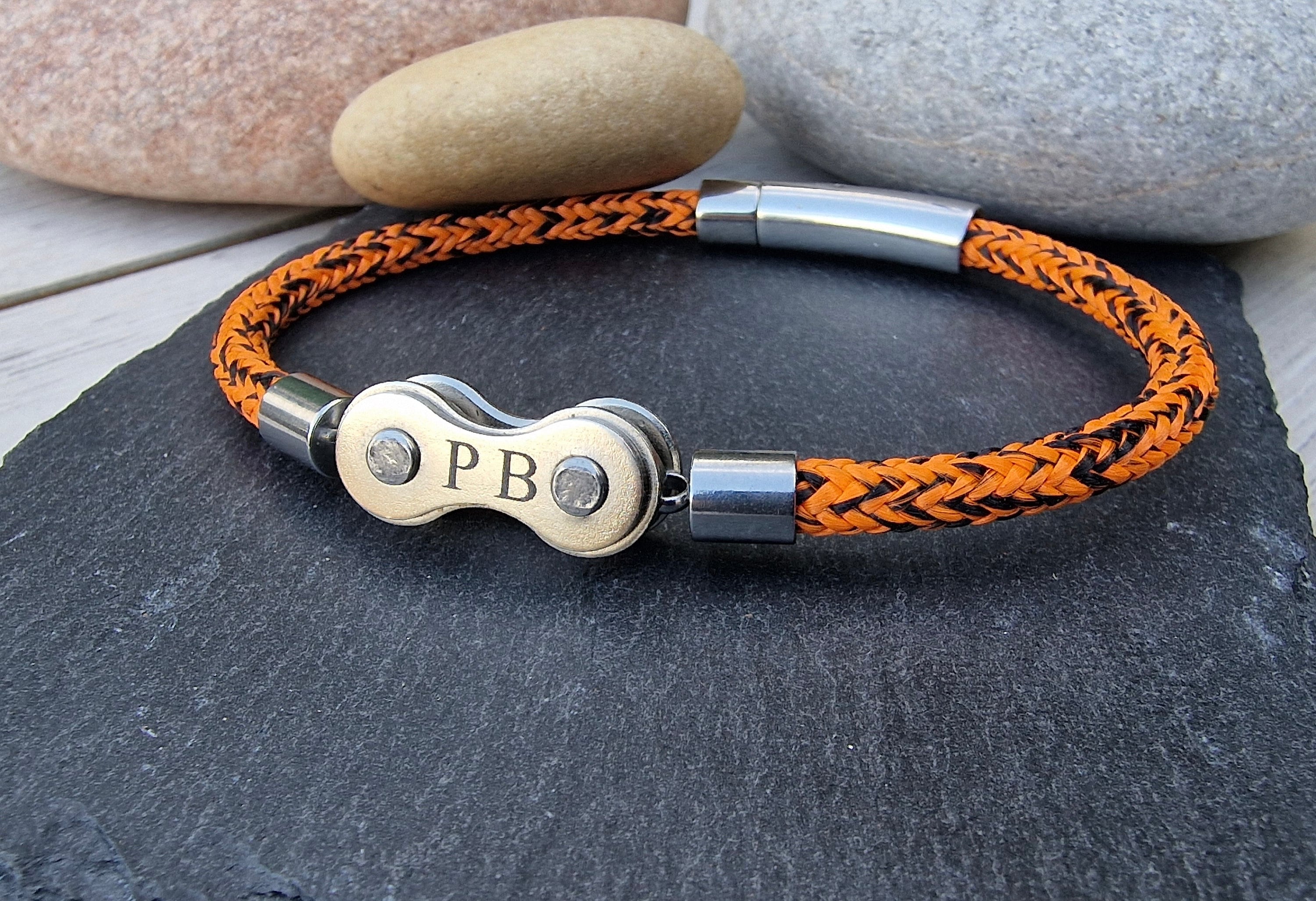 Paracord Bracelet Bicycle Chain Link Bracelet Adjustable Bike Chain Link  Unisex Paracord Bracelet, Master Link