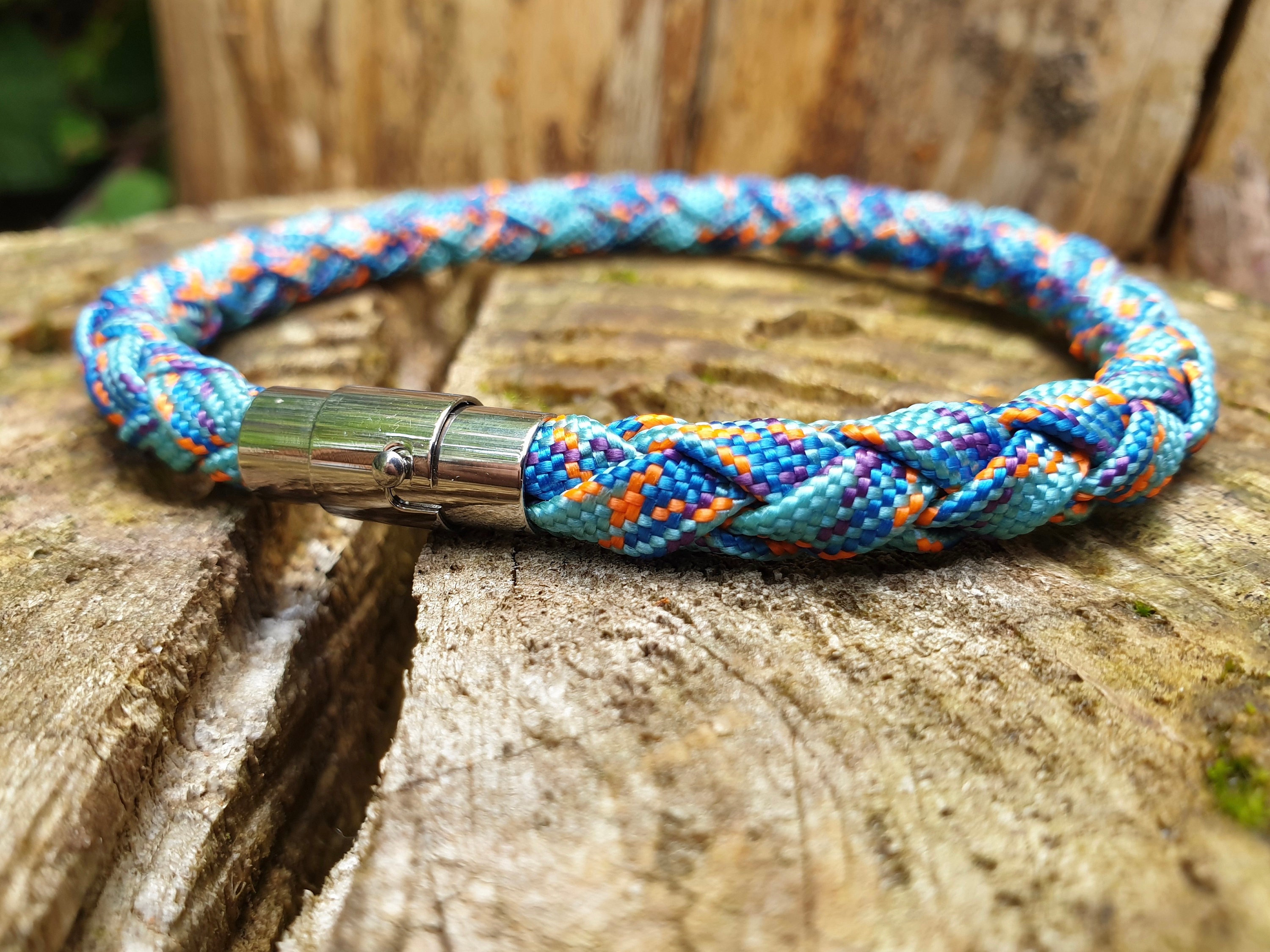 6mm Braided Paracord Bracelet Paracord Bracelet Handmade Etsy