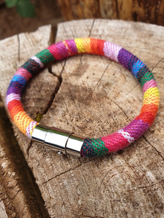 woven cord bracelet