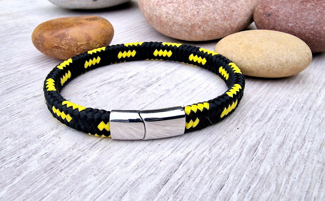 Flat Climbing/marine Rope Bracelet, Climbing Gift marine Rope Bracelet
