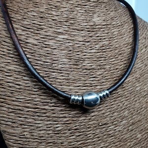 Beaded Leather Necklace