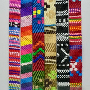 Multi-coloured woven cord choker image 8