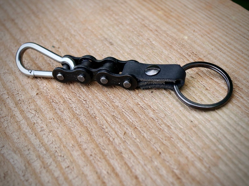 Motorcycle chain keychain Bike chain keyring Gifts for Etsy