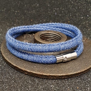 Denim coloured bracelet