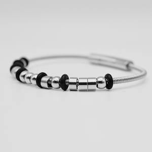 Morse Code Guitar string bracelet - Secret Message bracelet - Gifts for musicians - Anniversary bracelet -