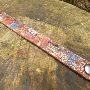 Leather cuff bracelet - Leather Boho Style - Surfer Style Bracelet - Anniversary gift