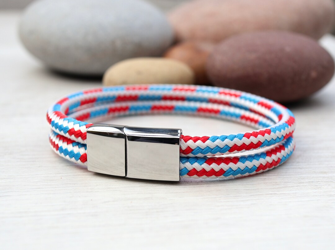 Climbing/marine Rope Bracelet, - Climbing Rope Gift - Coloured Climbing ...
