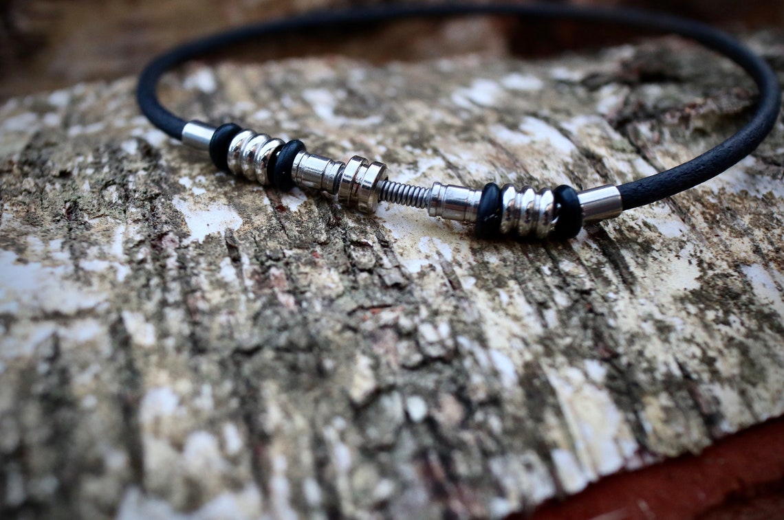 Guitar string leather bracelet Gifts for musicians Leather Etsy