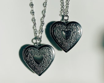 Heart Locket Necklace | Stainless Steel | Waterproof