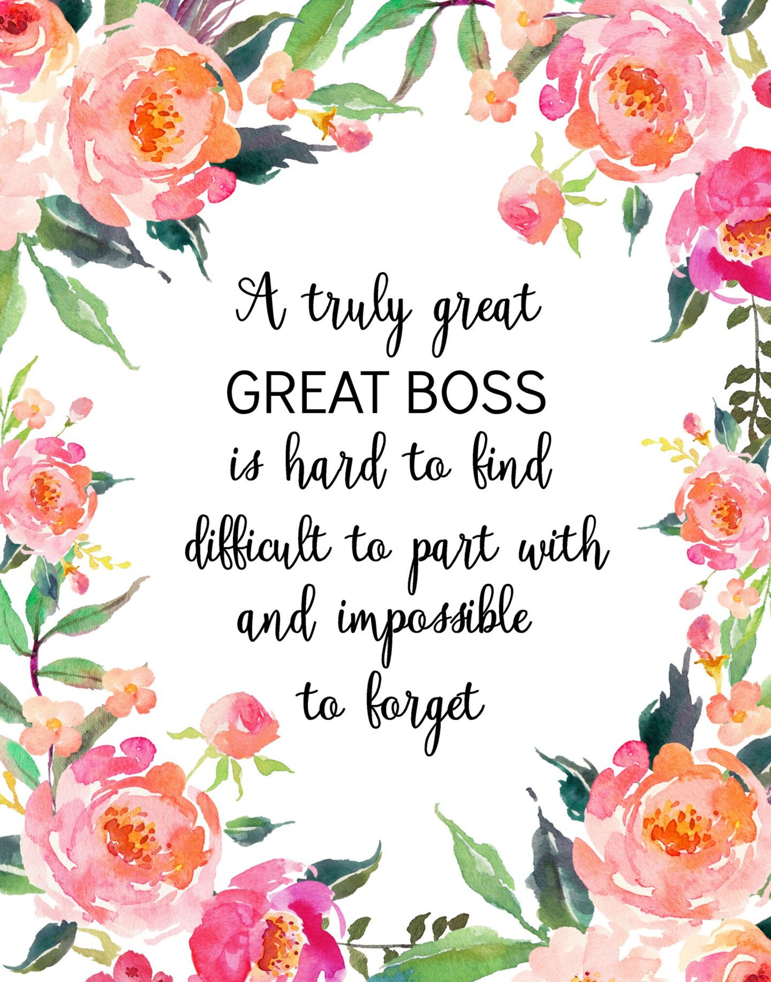 A Truly Great Boss Boss Gift Office Gift Gifts For Boss A Etsy