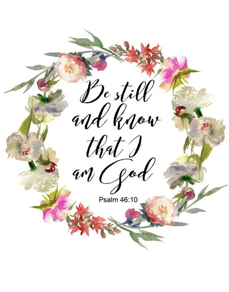 Be still bible verse atilalime