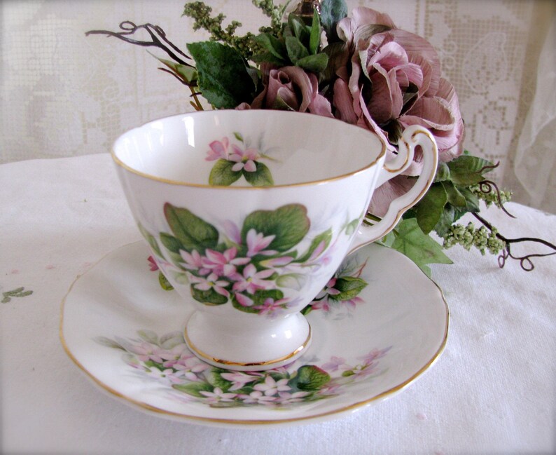 Royal Adderley Fine Bone China Tea Cup & Saucer, Royal Adderley