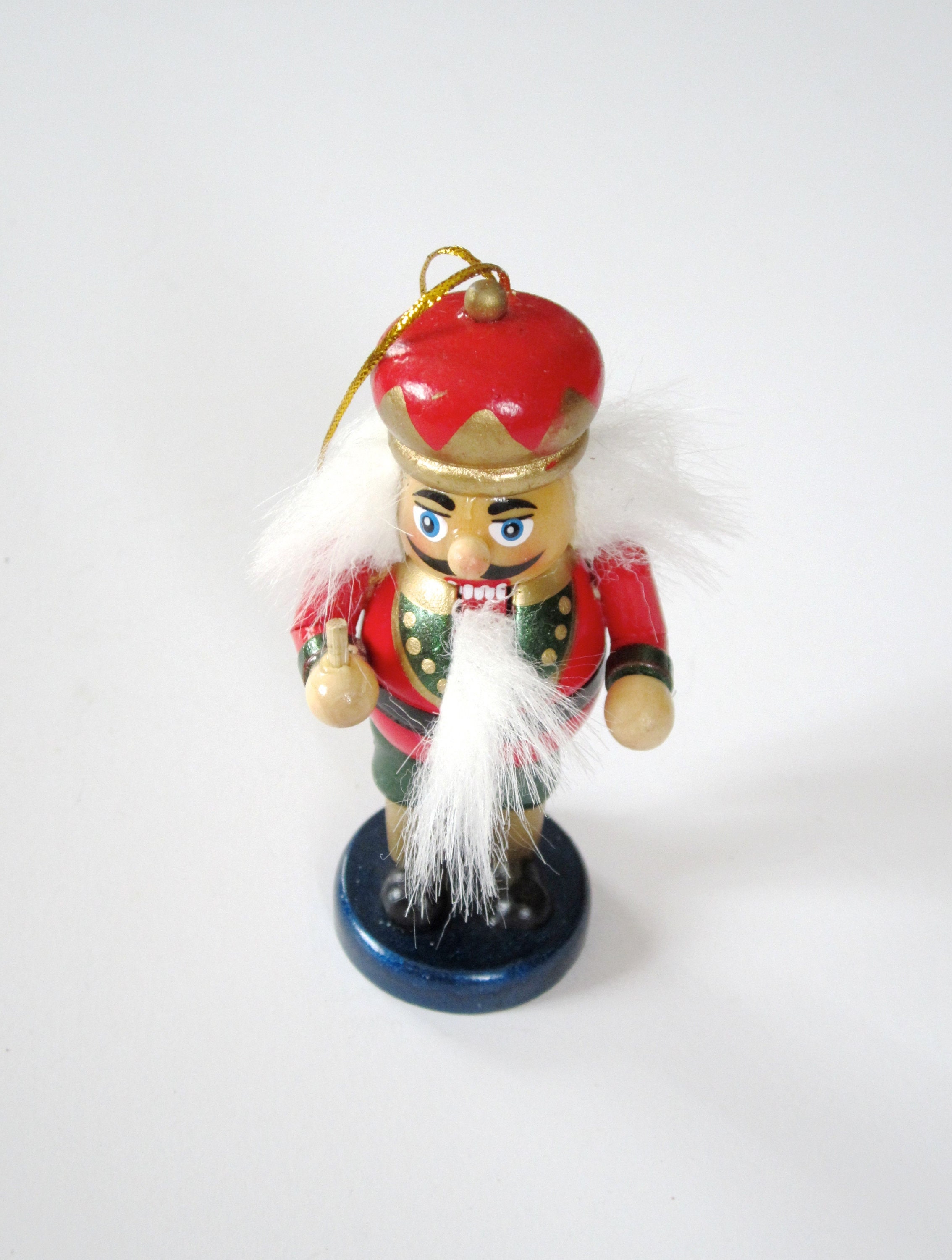 Wooden Nutcracker Christmas Ornament Hanging Christmas Tree Etsy UK