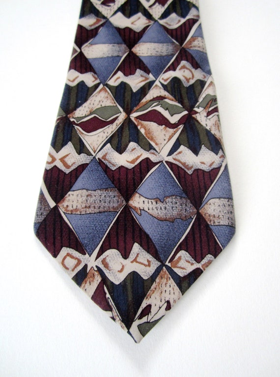 Mario Armani 100% Silk Men's Tie, Vintage Men's N… - image 2