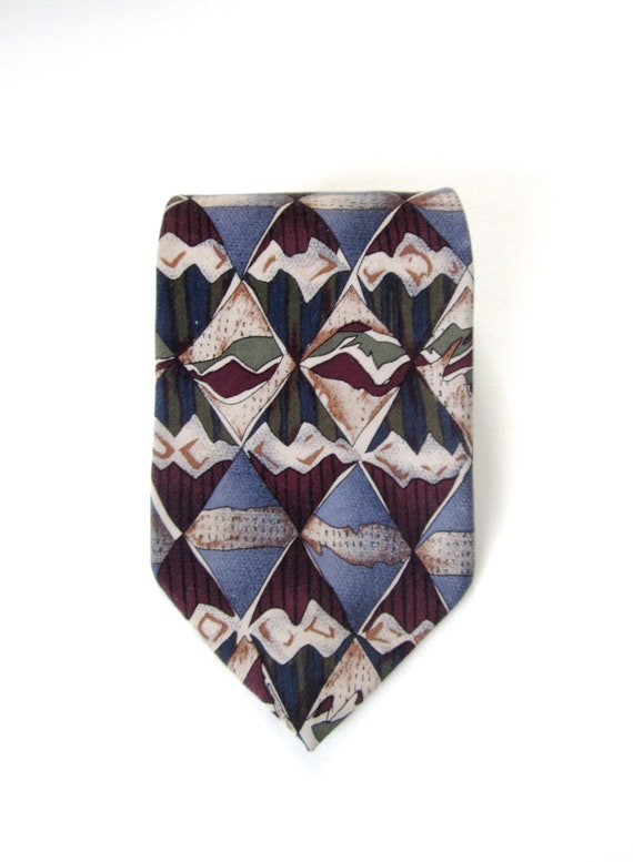 Mario Armani 100% Silk Men's Tie, Vintage Men's N… - image 4