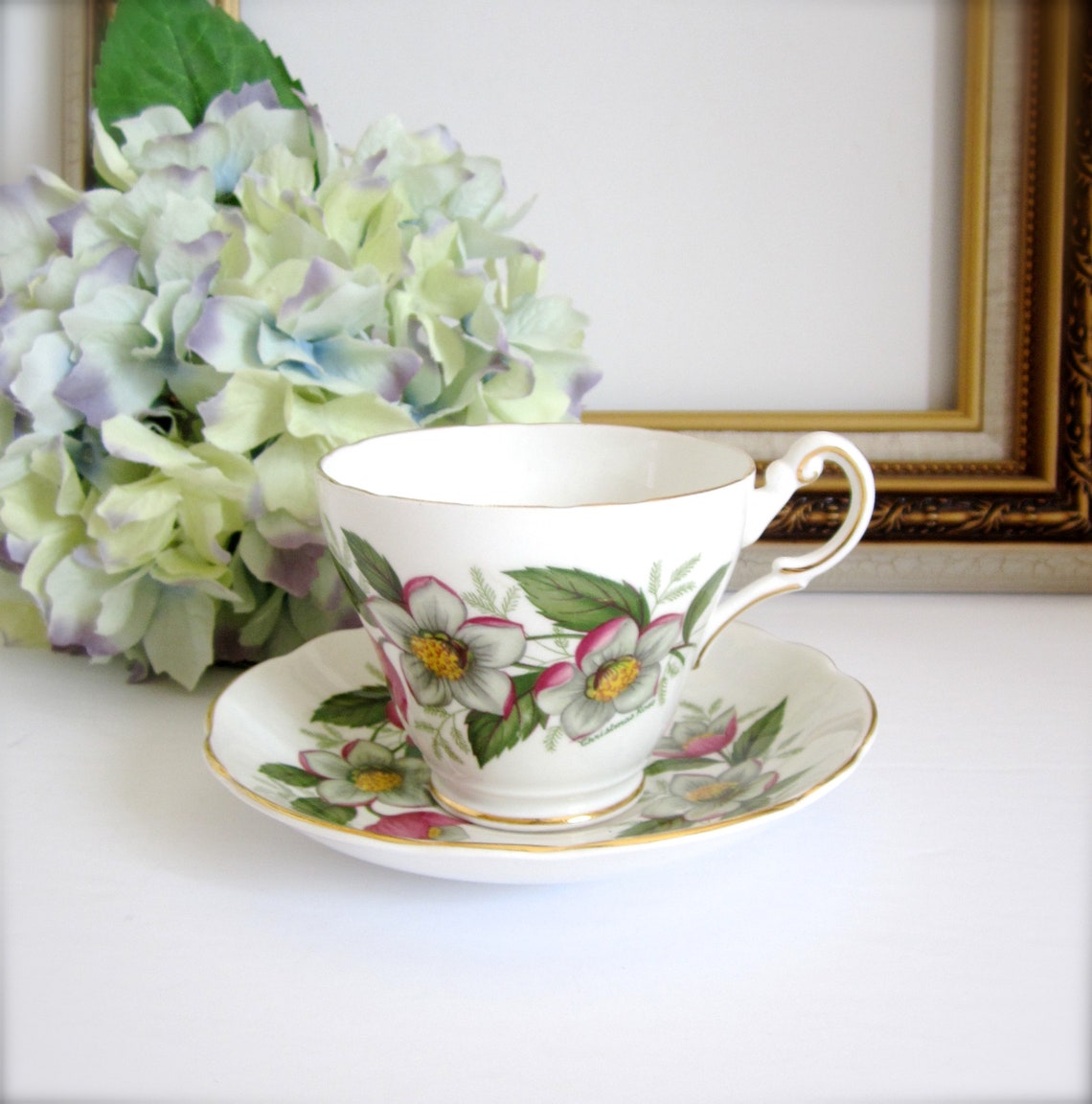 Regency English Bone China Tea Cup and Saucer Vintage Tea Cup Etsy