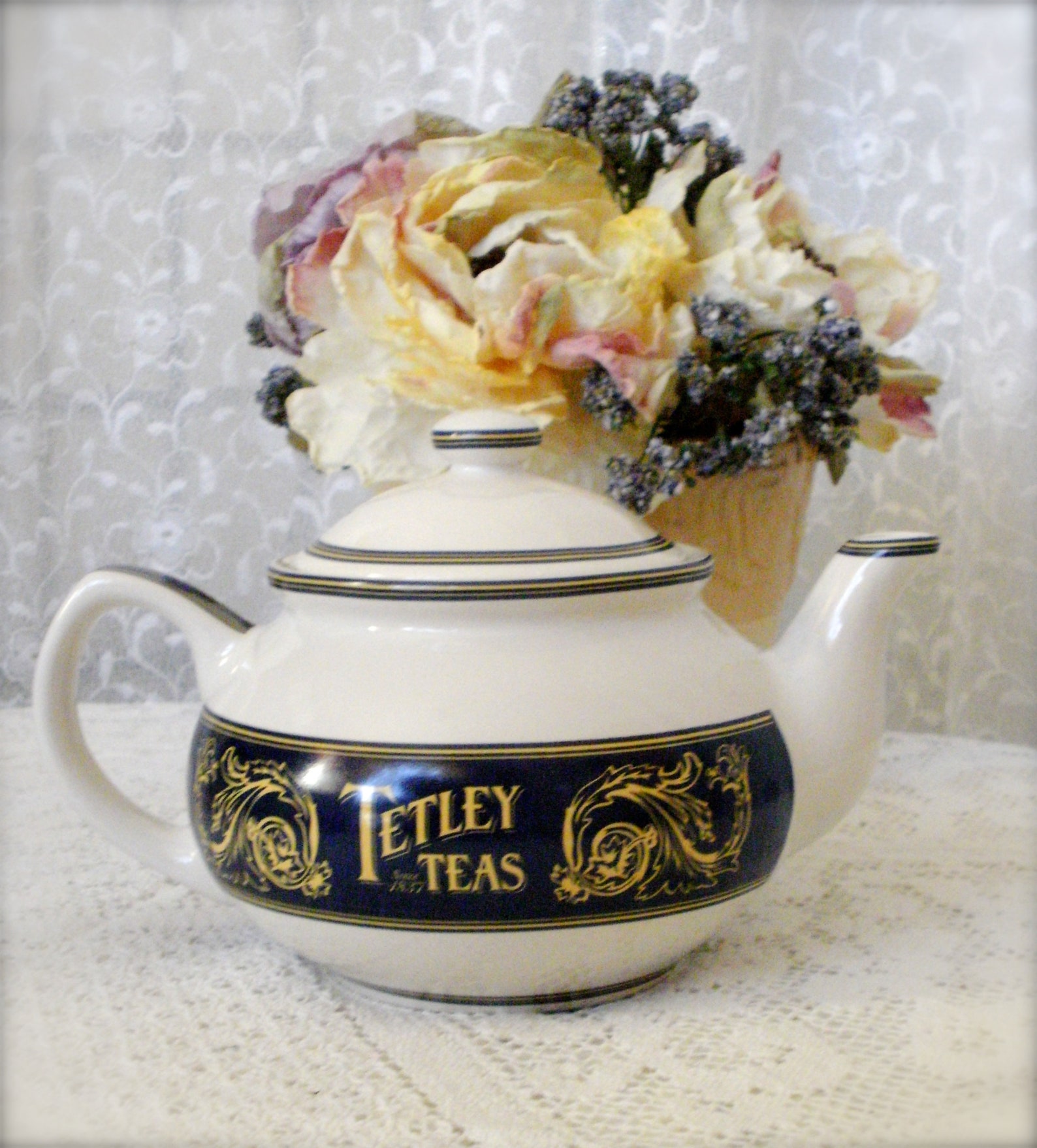 Tetley Teas Teapot Collector Edition Tetley Teas Teapot Etsy