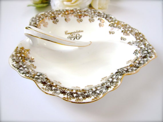 Royal Albert Jewelry Dish, 50 Anniversary Royal A… - image 3