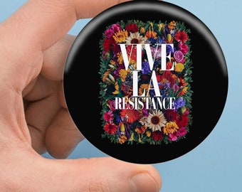 Feminist Protest Button Pin, Social Justice Coffee Pin, DEI Activist Gift, Empowerment Button Pin,Equality Awareness Feminism Resistance Pin