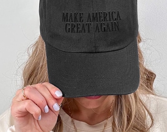 Make America Great Again Embroidered Hat, MAGA Embroidered Hat, Trump 2024 Cap, Patriotic USA Hat, Conservative Election Hat, Vintage Cap