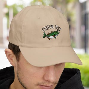 Custom Name Fishing Embroidered Hat, Retro Fishing Cap, Personalized Hat, Sarcastic Fisherman Gift, Vintage Style Cap