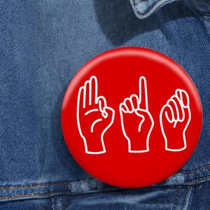 Anti Trump FDT Button Pin, 90s Political Satire Badge, MAGA Protest Pin, Feminist Resist Badge, Red White Blue Activist Pin