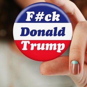 Resist Trump Button Pin, Anti MAGA Political Badge, Feminist Protest Pin, Pro Democracy Equality Button, Political Activist Badge