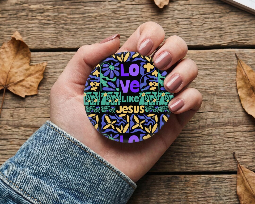 Not Religious Pin Christian Faith Pin Button Love Like Jesus Floral Bible Verse ...