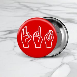 Anti Trump FDT Button Pin, 90s Political Satire Badge, MAGA Protest Pin, Feminist Resist Badge, Red White Blue Activist Pin